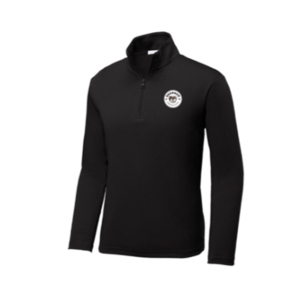 Black Performance Quarter Zip