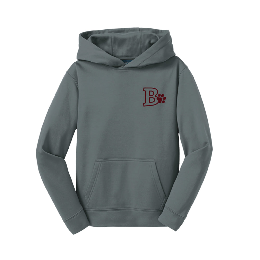 Gray "B" Hoodie