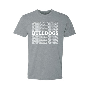 Light Gray "Bulldogs" T-Shirt